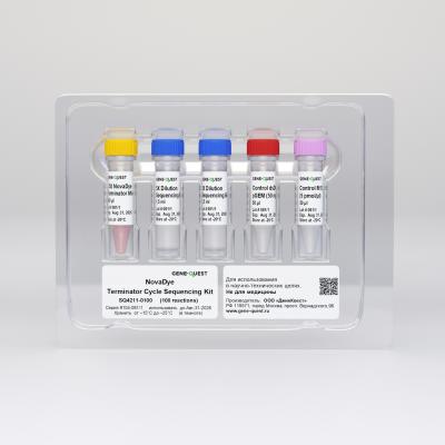 GENEQUEST Набор для циклического секвенирования по Сэнгеру NovaDye Terminator Cycle Sequencing 