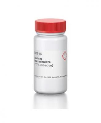 Sigma-Aldrich Дезоксихолат натрия Sodium deoxycholate, ≥97% (titration), 10 г, США